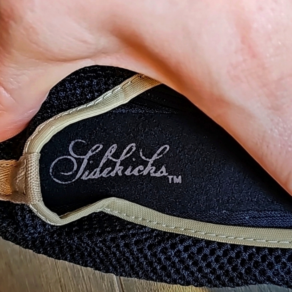 NWOT Sidekicks Portable Flats W/Matching Carry Bag/Clutch